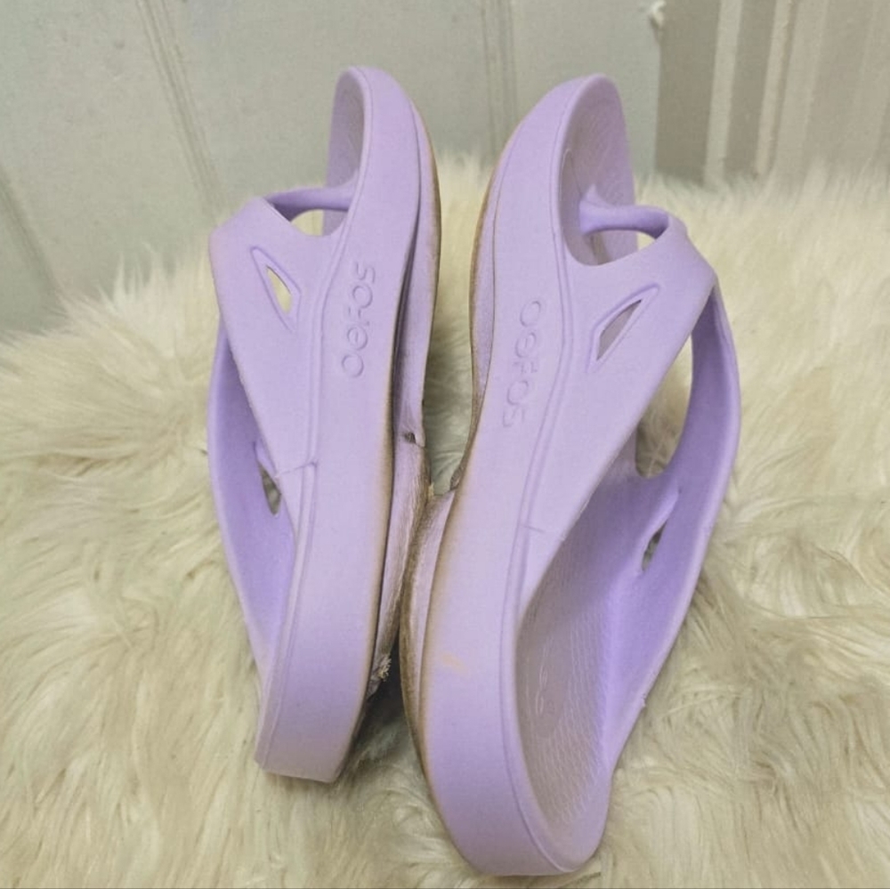 OOFOS OOriginal Unisex Lavender Flip Flops- Size M10/W12 - Picture 5 of 10
